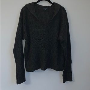 American Eagle Knit Sweater with Hood